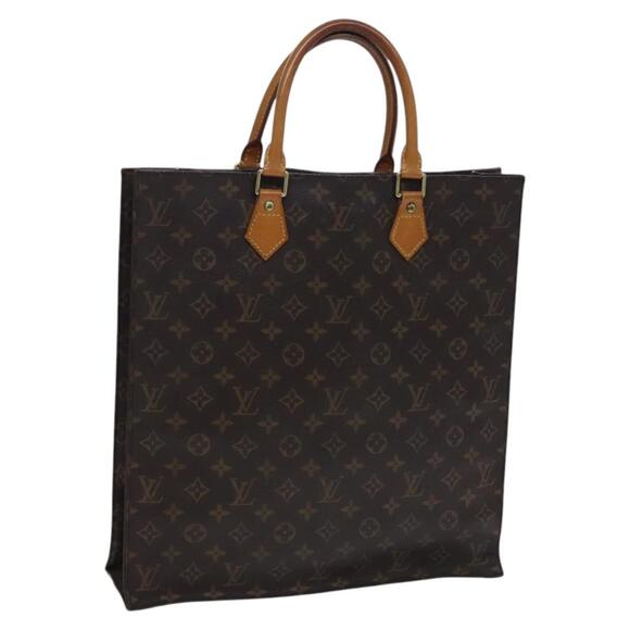 LOUIS VUITTON Monogram Sac Plat Hand Bag M51140 - Picture 1 of 16